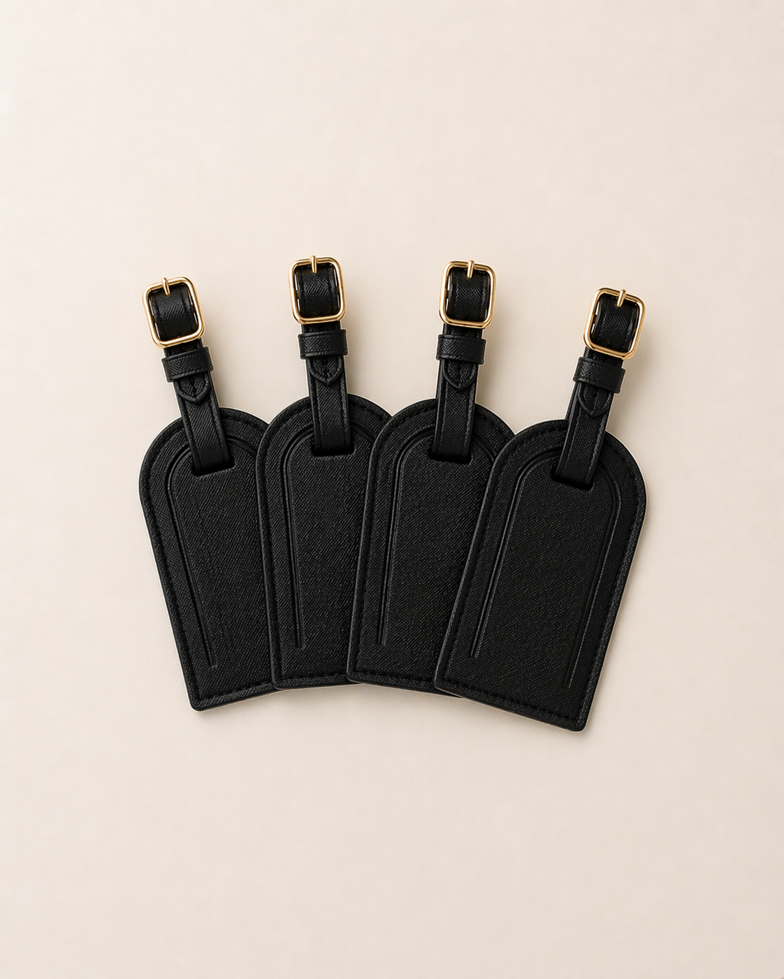 Set of 4 Personalised Luggage Tags