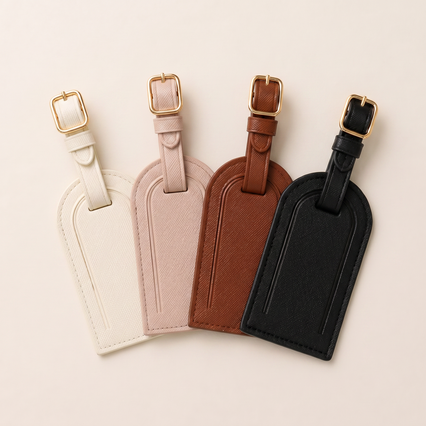 Set of 4 Personalised Luggage Tags