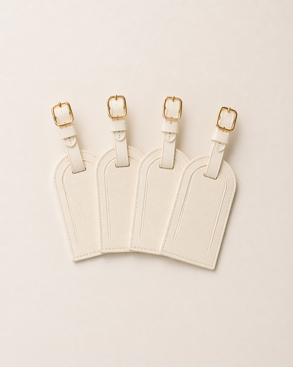 Set of 4 Personalised Luggage Tags