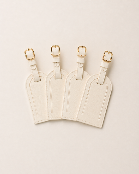 Set of 4 Personalised Luggage Tags